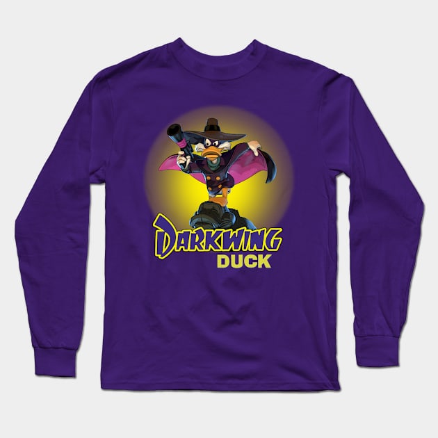 Darkwing Duck Long Sleeve T-Shirt by MonkeyKing